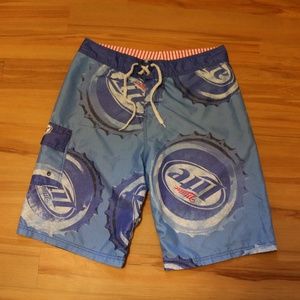 miller lite swim trunks